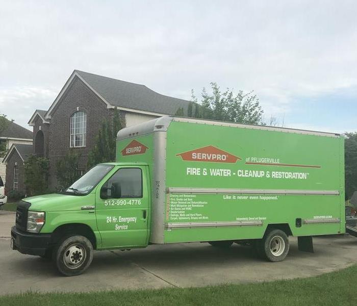 SERVPRO vehicle.